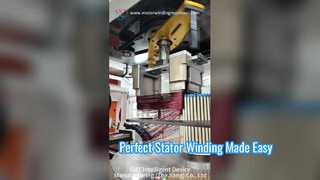 Mesin Penggulung Stator Vertikal Otomatis untuk Produksi Motor